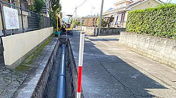 畑管配管布設工事